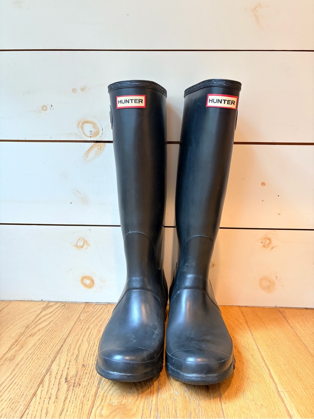Original Hunter Tall Rain Boots - Matte Black
